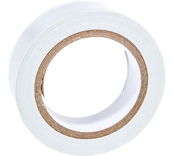 Изолента General Lighting Systems ПВХ GIT-13-15-10-W 0,13х15мм, 10м, белая 1/10/400 475002