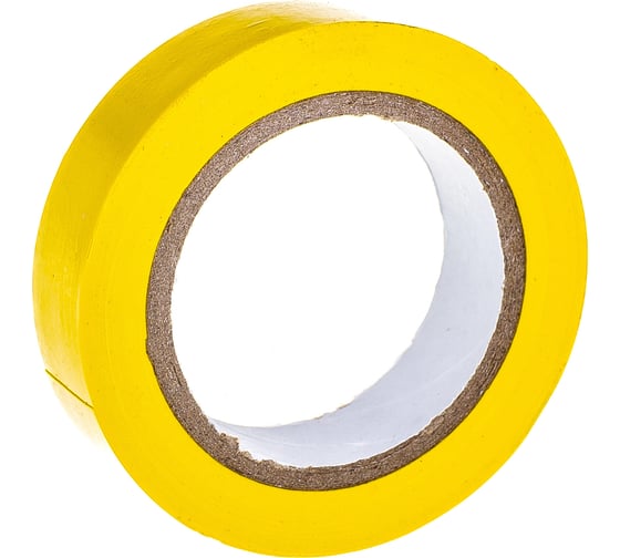 Изолента General Lighting Systems ПВХ GIT-13-15-10-Y 0,13х15мм, 10м, желтая 1/10/400 475003
