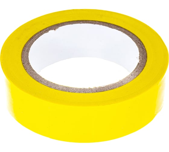 Изолента General Lighting Systems ПВХ GIT-13-15-10-Y 0,13х15мм, 10м, желтая 1/10/400 475003
