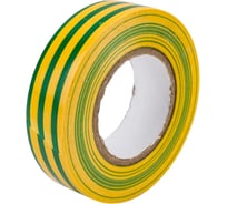 Изолента General Lighting Systems ПВХ GIT-15-19-20-YG 0,15х19мм, 20м, желто-зеленая 1/10/200 475032