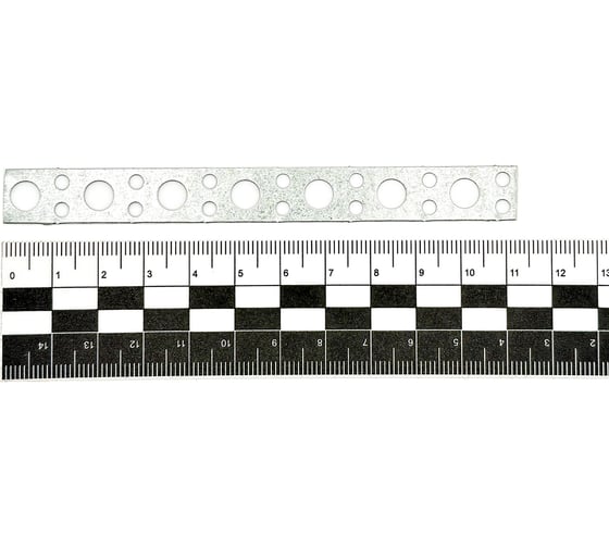 Лента монтажная перфорированная КрепПак прямая для прямого монтажа ЛМП 12x0.55, 25 м 010.01001