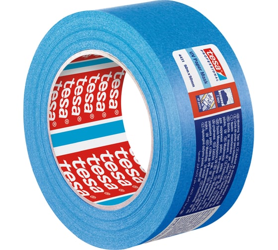 Малярная лента TESA синяя, УФ-стойкая 50м х 50мм, 7 дней 04431-00000-00