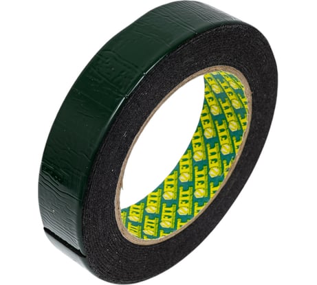 Двухсторонняя монтажная клеящая лента FIT IT на вспененной основе с полимерной подложкой 25 мм х 5 м 11797