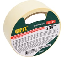 Малярная лента FIT IT креппированная самоклеющаяся 38 мм х 20 м 11314