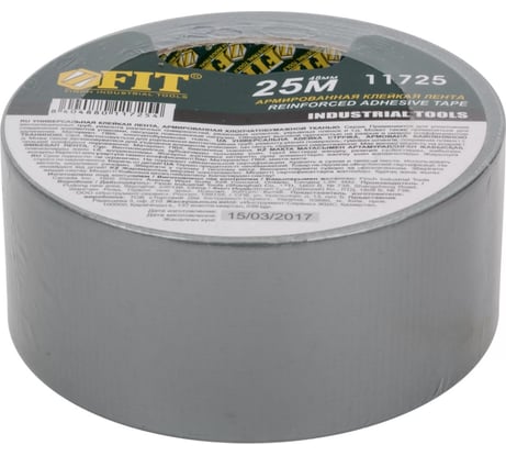Универсальная армированная лента FIT IT ducttape 48 мм х 25 м 11725