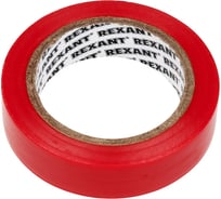 Изолента REXANT ПВХ 15 мм х 10 м, красная 09-2004