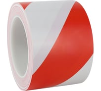 Лента односторонняя VINTANET ПВХ для разметки 511 красно-белая, 150 мкм, 75мм х 33м 511WR 75ММХ33М