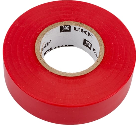 Изолента ПВХ EKF красная 19мм, 20м, серии SafeFlex 10 шт. plc-iz-sf-r