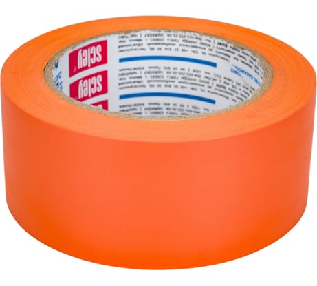 Защитная лента, малярно - штукатурная SCLEY ПВХ, 48 мм х 33 м 0320-973348