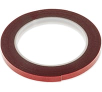 Двусторонняя липкая лента ARNEZI 0.8 мм, 8 мм, 5 м, акриловая, серая в блистере R8030231