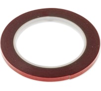 Двусторонняя липкая лента ARNEZI 0.8 мм, 12 мм, 5 м, акриловая, серая 00-01286483