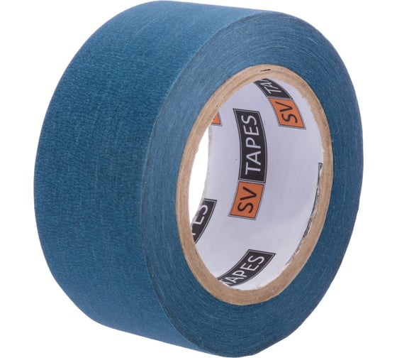 Малярная лента SV TAPES KT RV3 blue 48 мм, 50 м синего цвета, акрил KTRV3004 1
