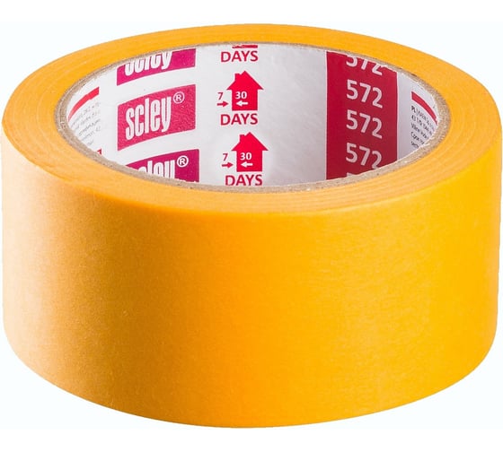 Малярная лента SCLEY серия 572, ультратонкая, 38 мм х 33 м, 0300-723338