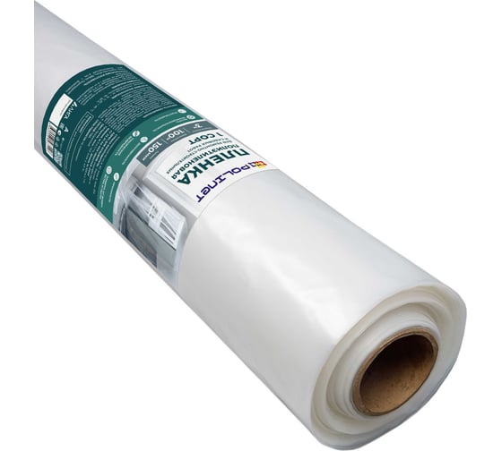 Пленка Polinet ПВД 1 сорт 3x100 м, 150 мкм, 24 кг 190072