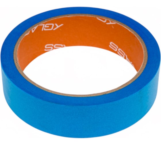 Лента малярная для точных линий XGLASS бумага Washi, синяя, 25 мм, 25 м 160471