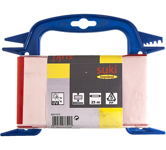 Заградительная лента Suki пласт. 80мм 25м 161770 1