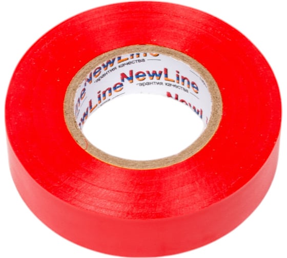 Изолента ПВХ NewLine 19 мм х 20 м цвет в ассортименте синий, желтый, белый, красный, зеленый 01037
