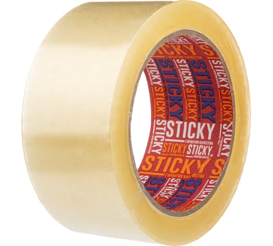 Упаковочная лента STICKYпрозрачная 48 мм х 90 м 01012 1