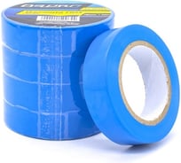 Изолента ВАРЯГ 15 мм, 10 м, синяя (150 мкр) в/с ПВХ (5/500) 003926 34569175