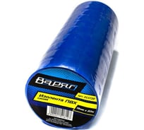 Изолента ВАРЯГ 19 мм, 20 м, синяя (150 мкр) в/с ПВХ (10/100) 013720