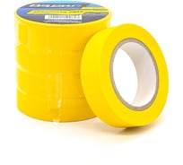 Изолента ВАРЯГ 15 мм, 10 м, желтая (150 мкр) в/с ПВХ (5/500) 003923