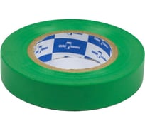 Изолента Политех ПВХ 15 мм 20 м зеленая 9010005