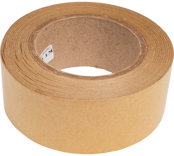 Лента из крафт бумаги SV TAPES KT R12 48 мм, 50 м для монтажа и фиксации изделий из картона, пластика, бумаги, фольги, синтетический каучук KTR12001