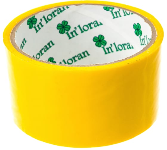 Липкая лента In'Loran 48 мм х 24 м, желтая С06
