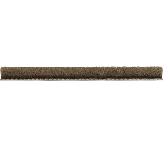 Щеточный уплотнитель Mebax 7х6 бронза, в пакете, 6 м 00-00001429