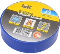 Изолента IEK 0,13х15 мм синяя 10 метров UIZ-13-10-10M-K07