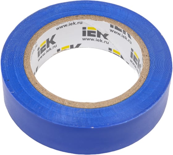 Изолента IEK 0,13х15 мм синяя 10 метров UIZ-13-10-10M-K07
