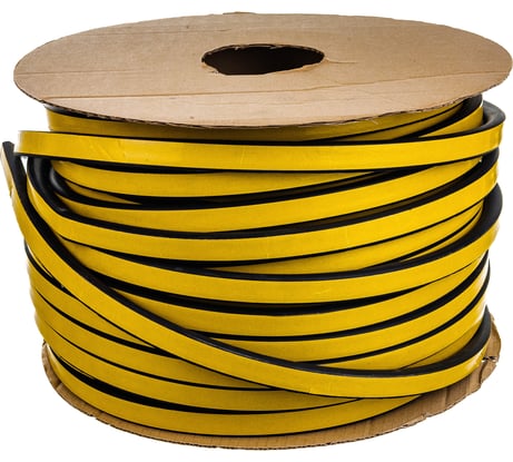 Самоклеящийся уплотнитель Sila pro D50м, 21х15мм, черный, SD-112 (S) SD-112