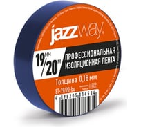 Изоляционная лента Jazzway ПВХ 19мм (рул.20м) синяя 5014534