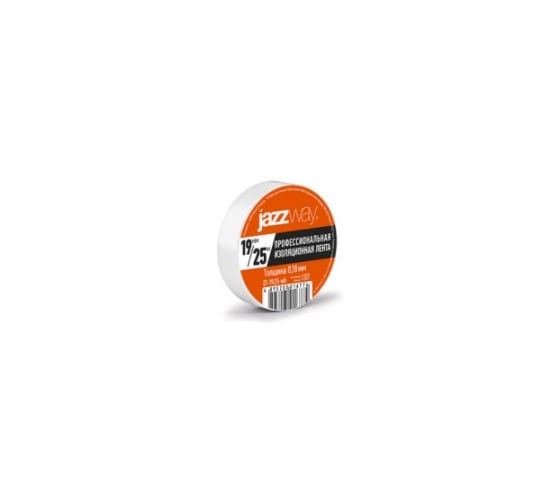 Изолента JazzWay 19/25 белая 5016774