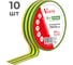 Изолента VISTO VIStape R15, 20м х 19мм х 0,15мм, желто-зеленая, 10 шт 4619-010-21 1