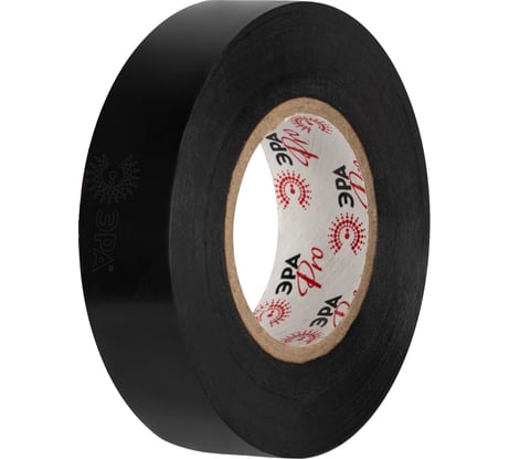 Изолента ЭРА ET1925BLACK ПВХ, 19 мм, 25 м, черная Б0064240