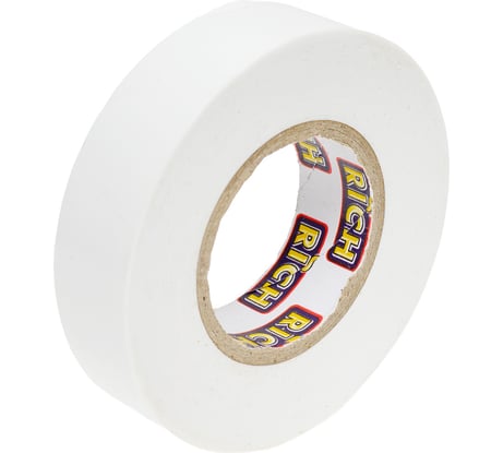 Изолента RICH 19 мм, 20 м, белая 116108