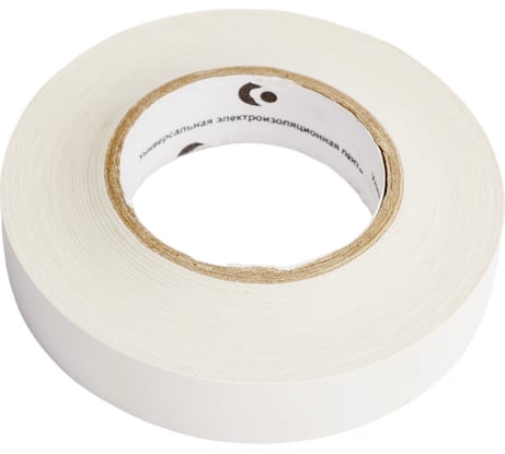 Изоляционная лента на ПВХ основе In'Loran 15 мм х 20 м, белая ИЗ15-20-5