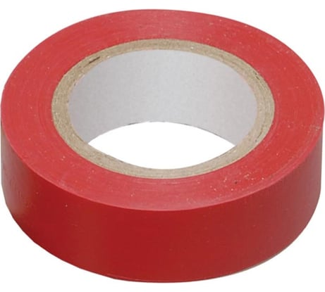 Изоляционная лента на ПВХ основе In'Loran 15 мм х 20 м, красная ИЗ15-20-3