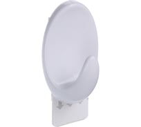 Крючки самоклеящиеся VETTA 2 шт., SR, пластик, 1,5 кг, 55x32x25 мм, овальные 1808 440-296
