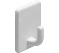 Самоклеящийся крючок Amig пластик, белый, 2 шт. в дисп. 209 BL