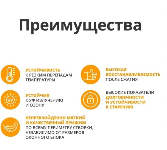 Уплотнитель для деревянных евроокон на фальц створки DEVENTER SV12W/20/MP