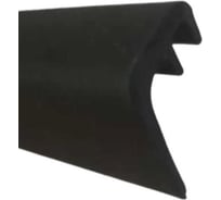 Уплотнитель для мансардных окон KOMFORT москитные системы Fakro 5716 черный, ТЭП, 10 м УМ003823