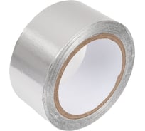 Алюминиевая клейкая лента с усиленным термостойким клеем ЗАО МОНА 50мм х 50м 4109B