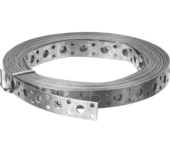 Лента монтажная перфорированная TDM прямая, 20x1 мм, 10 м SQ2907-0706