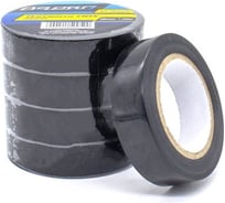 Изолента ВАРЯГ 15 мм, 10 м, черная, 150 мкр, ПВХ 003920