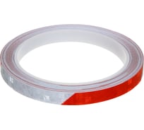 Клейкая лента сигнальная NEW GALAXY NG красно-белая, 8 м., 1 шт 754-017