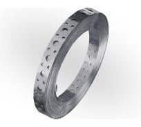 Монтажная перфорированная лента ЖЕСТЬ оцинкованная, прямая 0,7x12 мм, 25 м, этикетка УТ-00010341