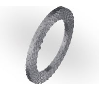 Монтажная перфорированная лента ЖЕСТЬ оцинкованная, волна, 0,7x17 мм, 5 м, этикетка УТ-00010328