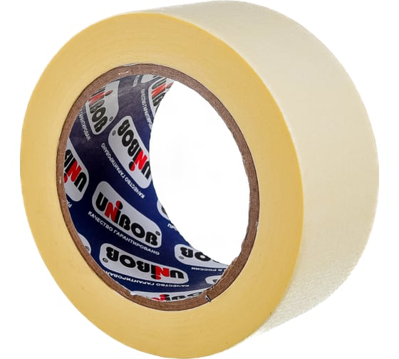Малярная клейкая лента Unibob 50 мм х 50 м 212496 28139